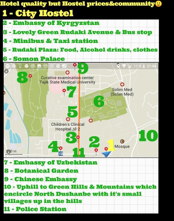 City Hostel Душанбе Екстериор снимка